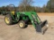 John Deere 5220 Tractor W/ Bush Hog 4045 Loader