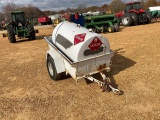 Pintle Hitch Fuel Trailer W/ Fuel Tank and Pump