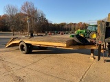 Single Axle Dual Pintle Hitch Trailer