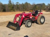 Mahindra 3016 ROPS MFWD HST Trans W/ Mahindra 115 Loader