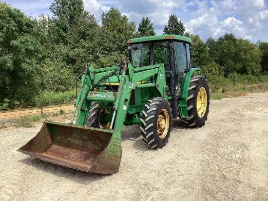 John Deere 6405 Tractor W/ JD 640 Self Leveling Loader