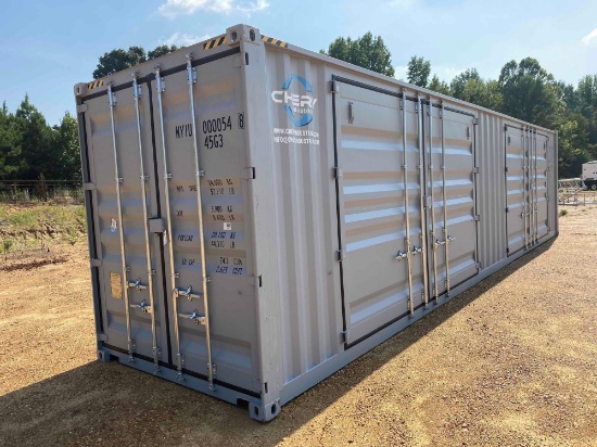 40ft High Cube Container with 4 Side Doors