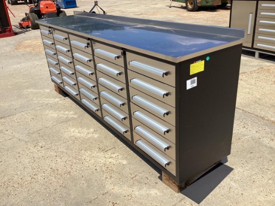Steelman 10' Workbench with Storage Drawers (25 Drawers)