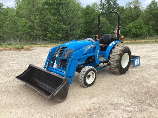 LS XG3037 Tractor W/ LS LL3109 Loader and Atlas Box Blade