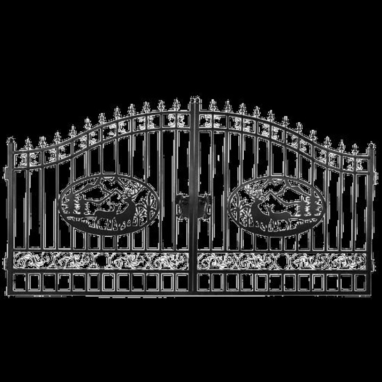 Chery Industrial 20 Foot Biparting Iron Gates