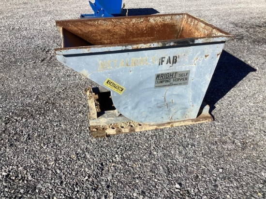 Steel Dumpster Hopper