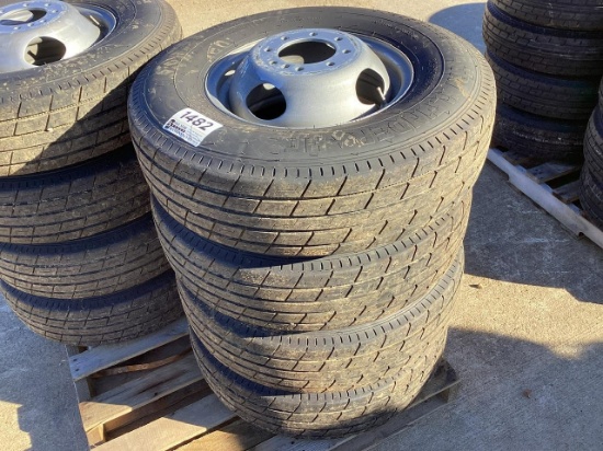 (4) Trailfinder 235/80R16 Tires and Rims
