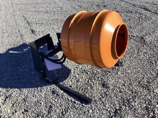 Land Honor Skid Steer Hydraulic Concrete Mixer Roller
