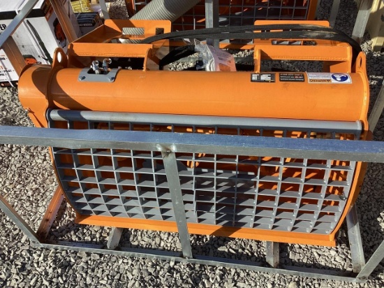 Land Honor Skid Steer Double Discharge Concrete Mixer