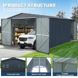 13x20 Unused Single Metal Garage Shed
