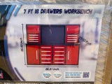 Chery Industrial 7 Ft. 18 Drawer Workbench