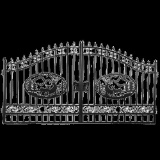 Chery Industrial 20 Foot Biparting Iron Gates