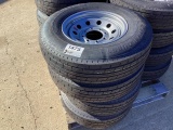 (4) Trailquest 235/80R16 Tires and Rims