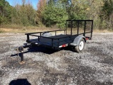 Single Axle Trailer w/ Tail Gate