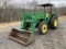 John Deere 5210 Tractor W John Deere 540 Front End Loader