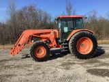 Kubota M126X Tractor W/ Kubota LA2253 Loader