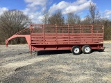 24ft. Gooseneck Cattle Trailer