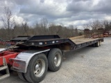 2001 Savannah Low Boy Semi Trailer