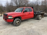 1997 Ram 3500 Cummins Diesel Dually with Flatbed