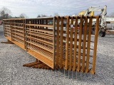(10) 24' Free Standing Panels w/ One Swinging Gate