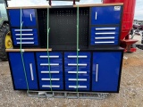7ft. Work Bench w/ 18 Drawers