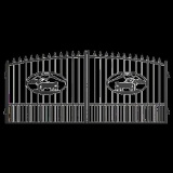 14' Bi-Parting Iron Gate