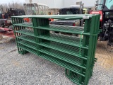 (12) 8' Green Panels w/ Pins