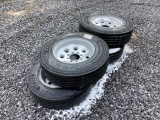(4) Trailfinder Tires and Rims