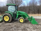 2016 John Deere 4066R w/ John Deere H180 Front End Loader