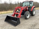2019 Case 75C Tractor With Case L620 Front End Loader