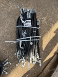 Stack of Hydraulic Hoses