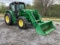 John Deere 6115M Tractor w/ John Deere H310 Loader