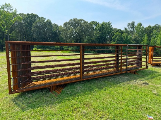 (10) 24' Free Standing Panels w/ One Swinging Gate