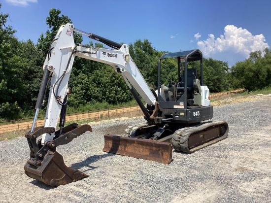 2017 Bobcat E45 Mini Excavator w/ Thumb