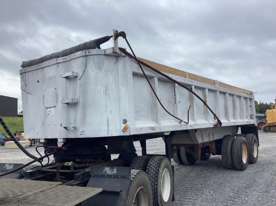 2006 MATE 26' Aluminum Dump Trailer