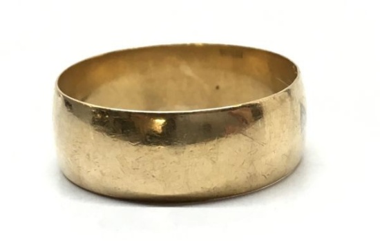 18K GOLD 7mm Ring