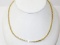 14KT Gold Textured Box Chain Necklace, 17.27g