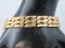 Vntg. 14Kt Gold Multi Panel Link Bracelet