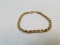 14K Rope Chain Bracelet 4.1g