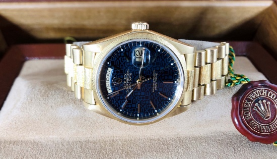 1979 Rolex 1807 18K Presidential Watch