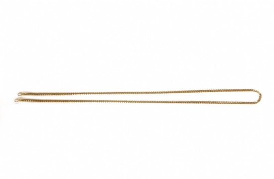 16K Gold Curb Necklace Chain