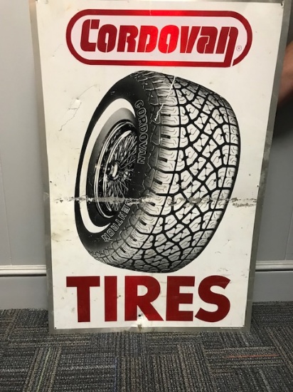 Cordovan Tires Metal Sign