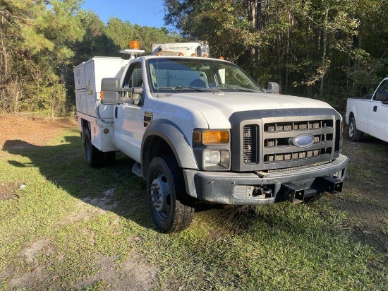 2008 FORD 550 4X4 SERVICE TRUCK