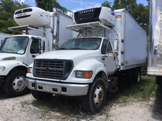 2001 Ford F750 Refrigerated Van