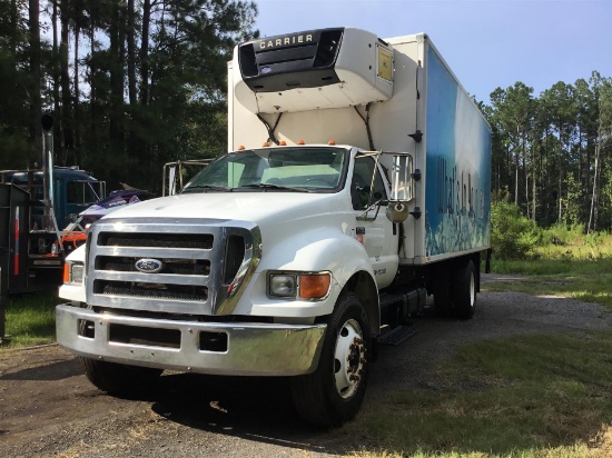 2004 FORD F750 REEFER TRUCK