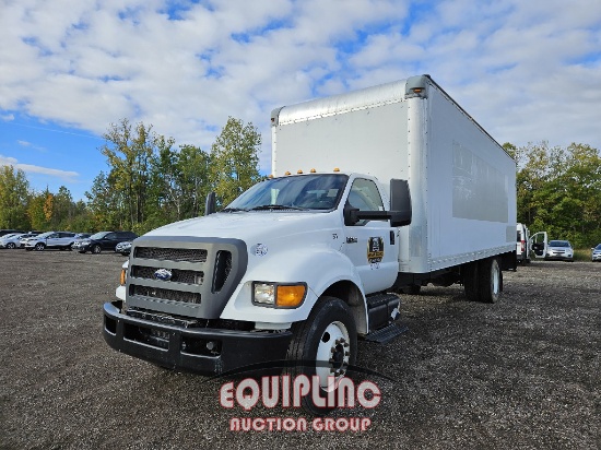 2015 FORD F750 26FT BOX TRUCK