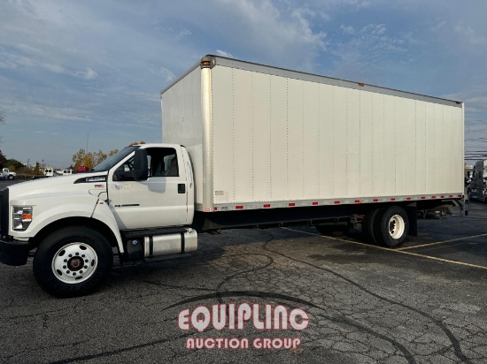 2022 FORD F750 BOX TRUCK