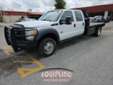 2012 FORD F550 FLATBED TRUCK