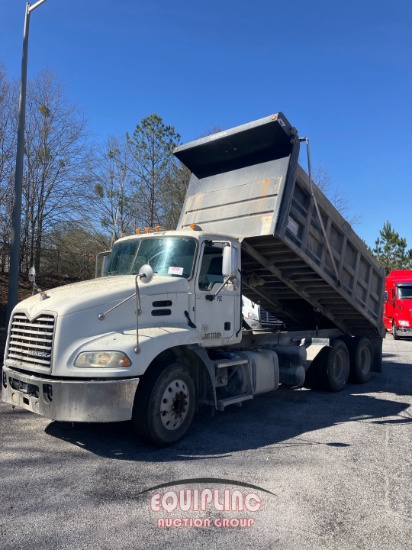 2015 MACK CXU613 TANDEM AXLE 15FT WARREN BODY CONVERTED DUMP TRUCK
