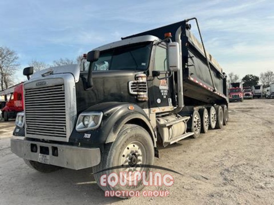2015 FREIGHTLINER CORONADO 122SD QUINT AXLE DUMP TRUCK